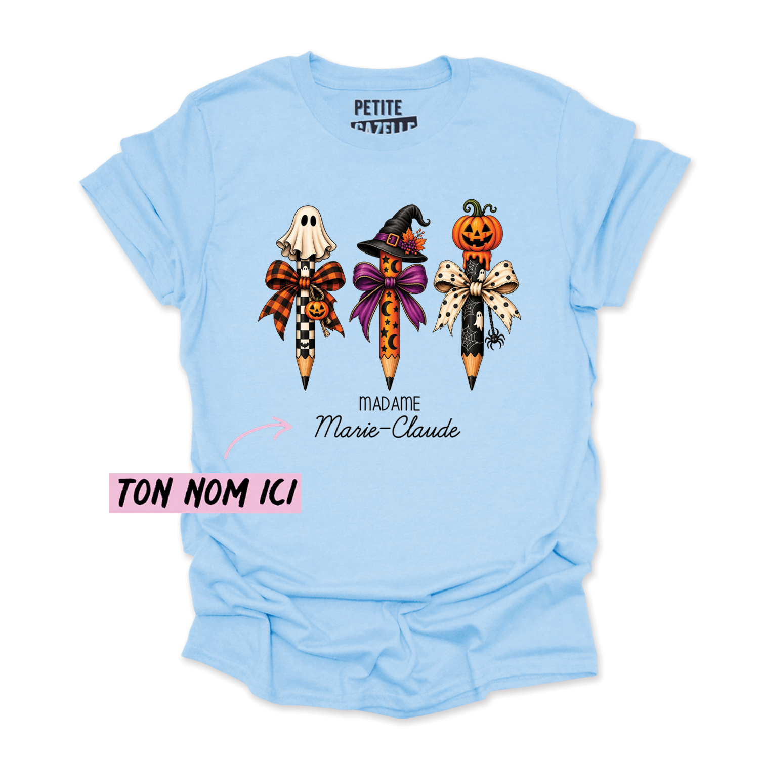 T-SHIRT COL ROND | 3 Crayons Halloween