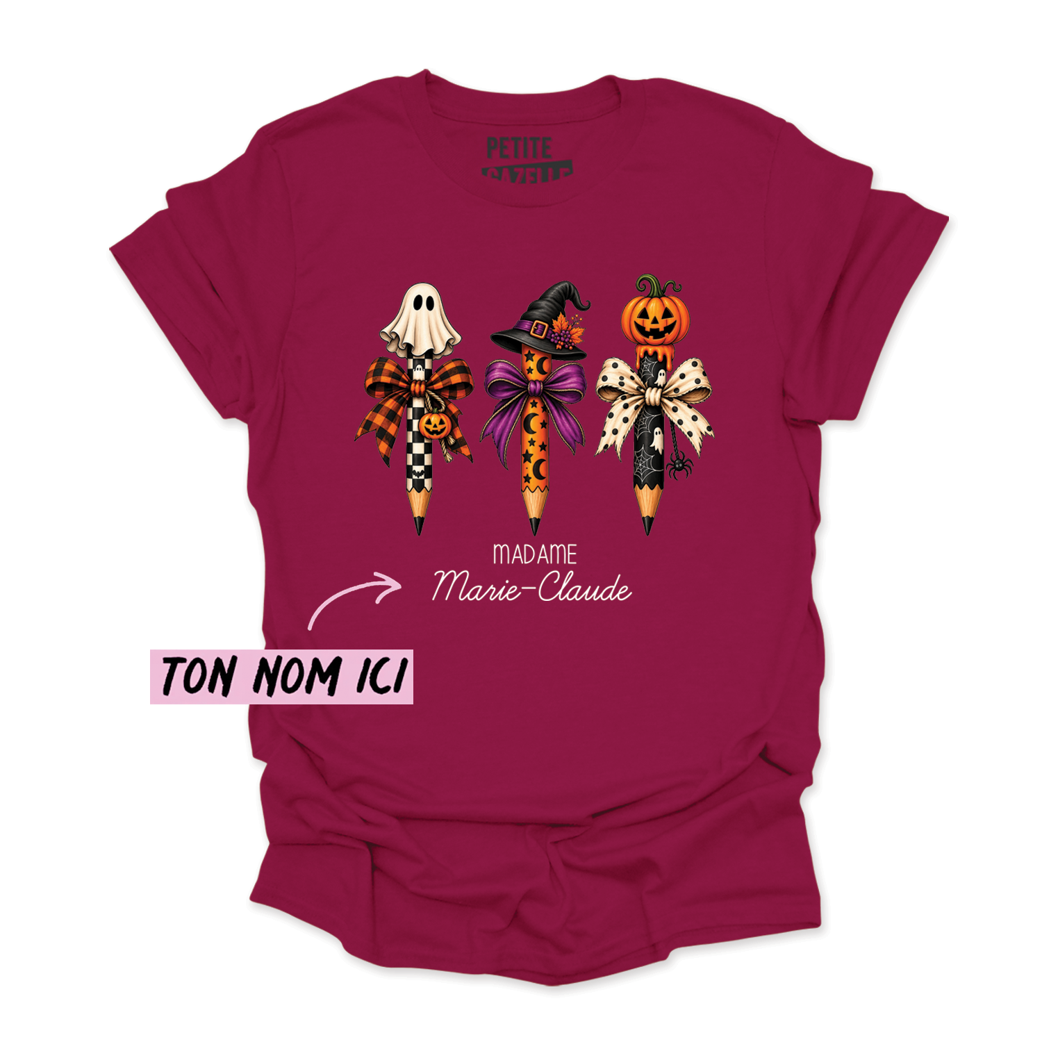 T-SHIRT COL ROND | 3 Crayons Halloween