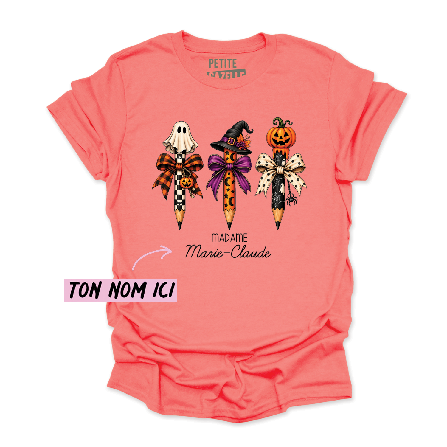 T-SHIRT COL ROND | 3 Crayons Halloween
