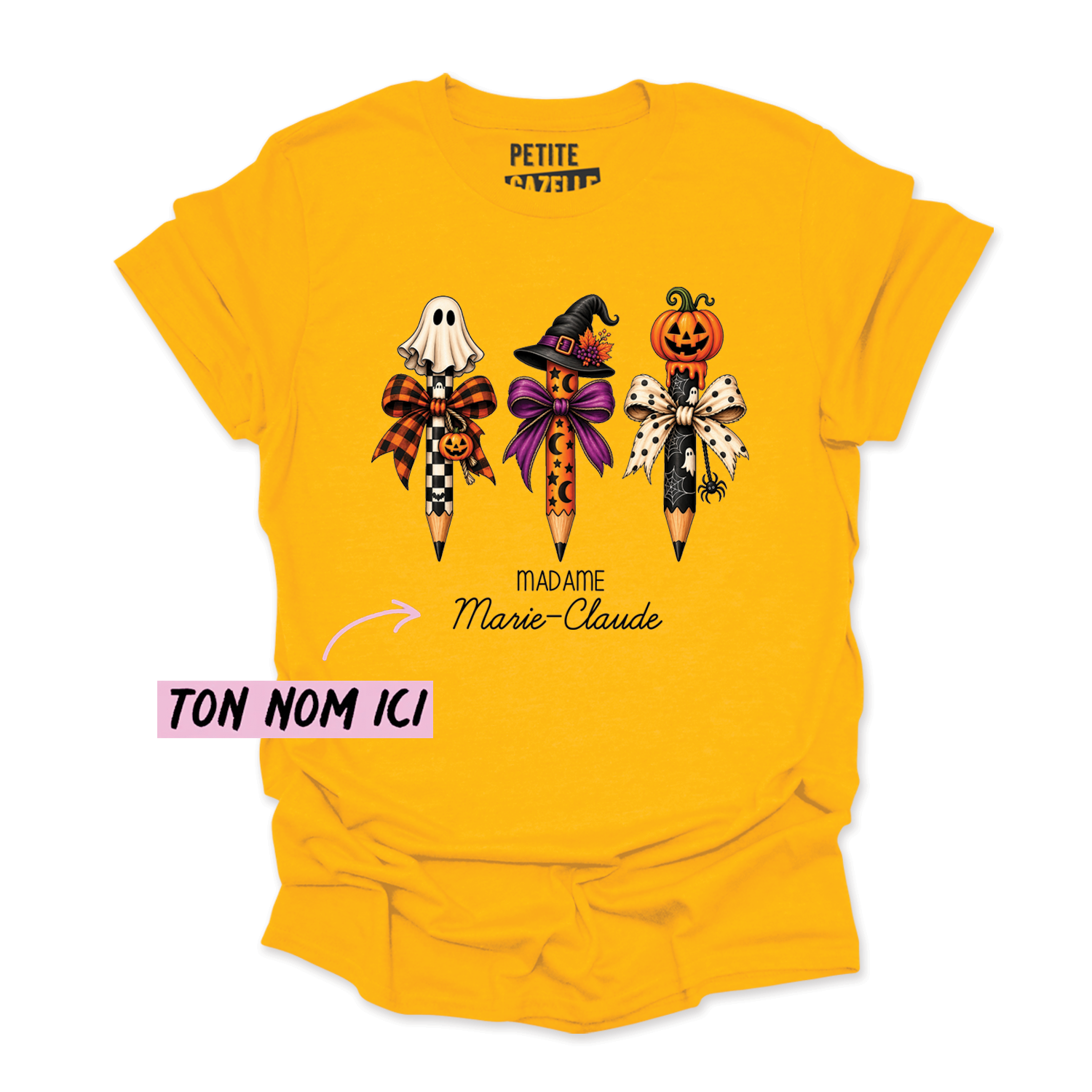 T-SHIRT COL ROND | 3 Crayons Halloween