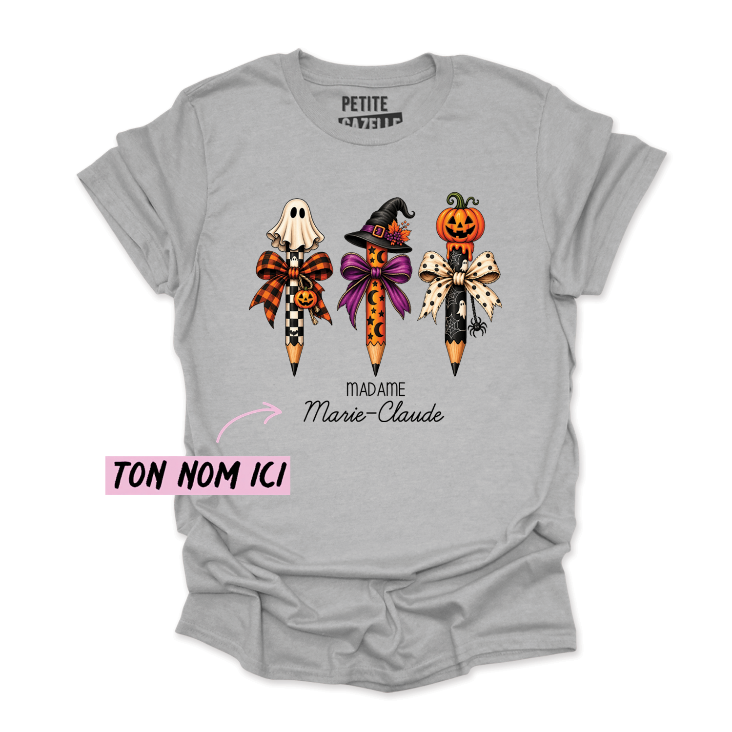 T-SHIRT COL ROND | 3 Crayons Halloween
