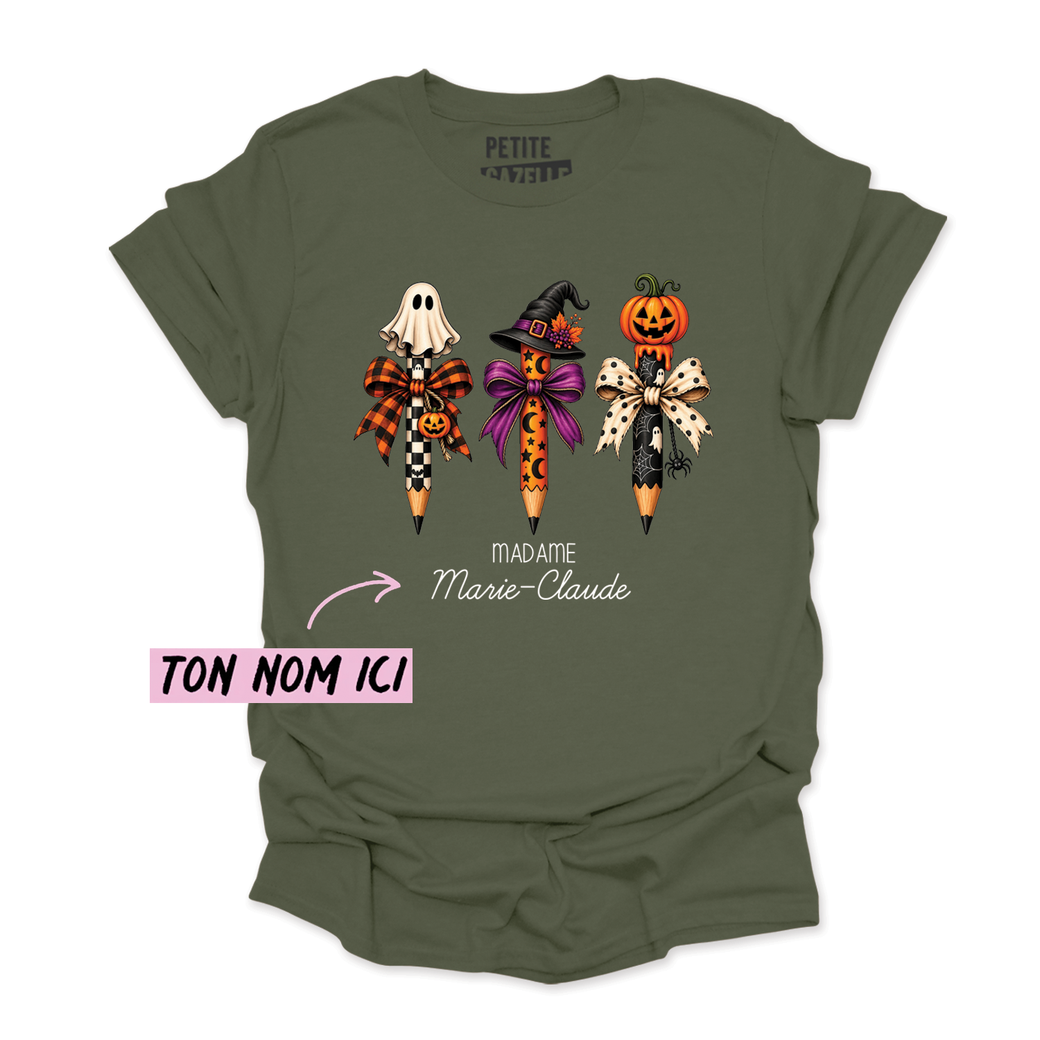 T-SHIRT COL ROND | 3 Crayons Halloween