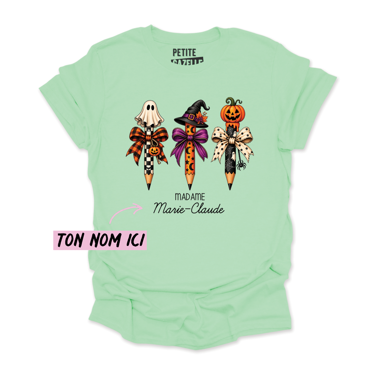 T-SHIRT COL ROND | 3 Crayons Halloween