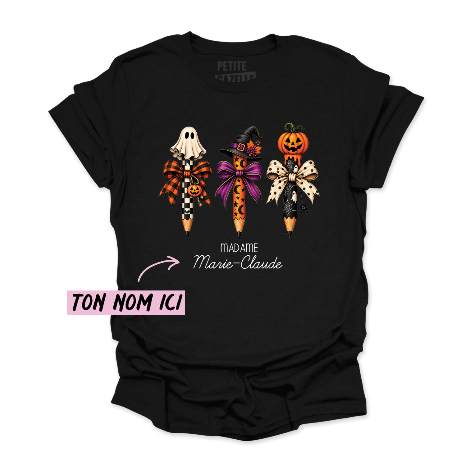 T-SHIRT COL ROND | 3 Crayons Halloween