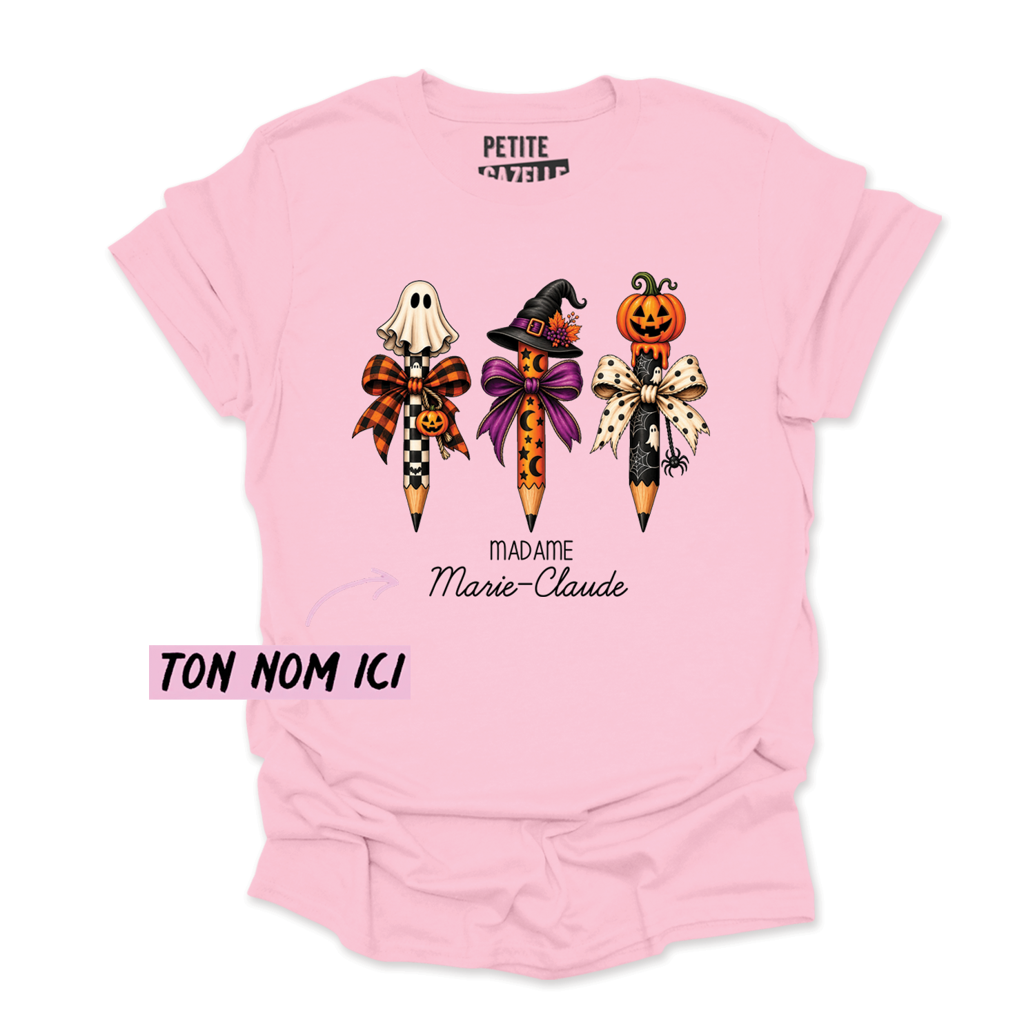 T-SHIRT COL ROND | 3 Crayons Halloween