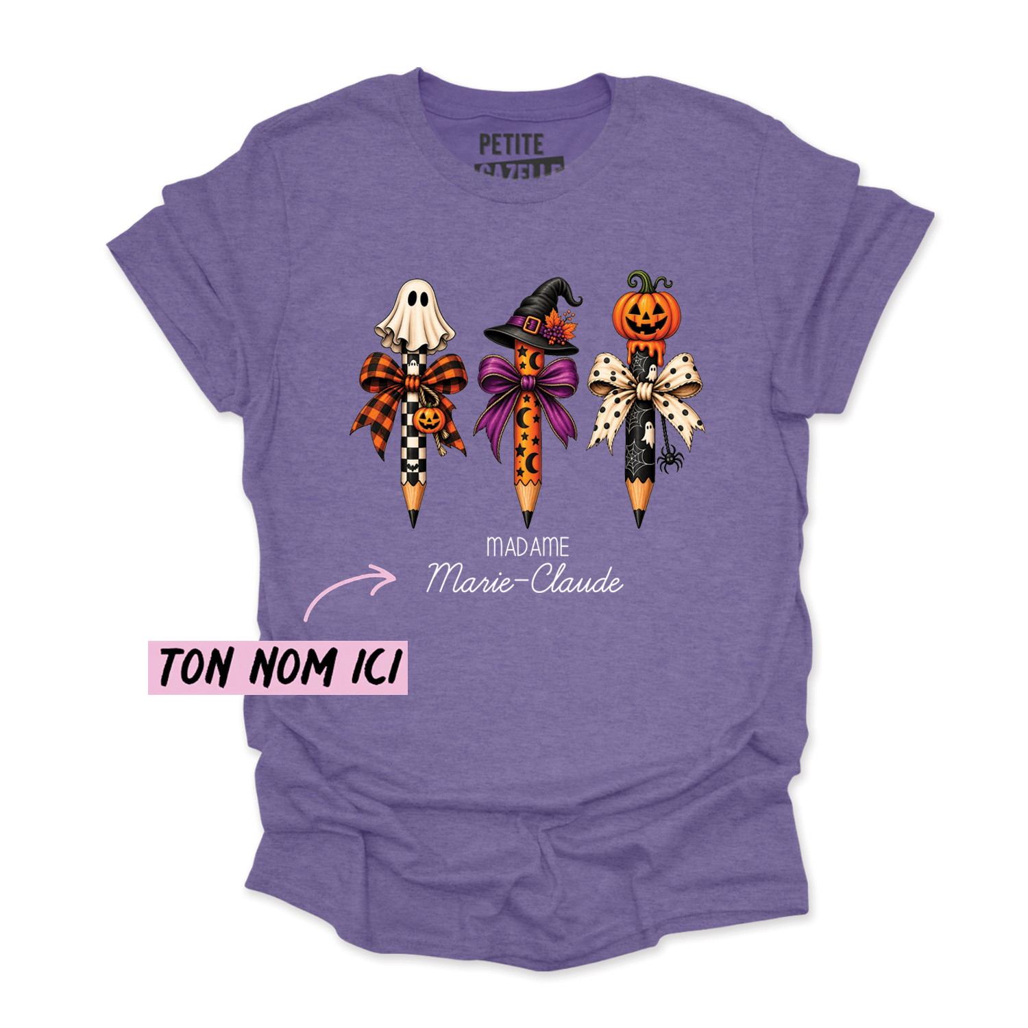 T-SHIRT COL ROND | 3 Crayons Halloween