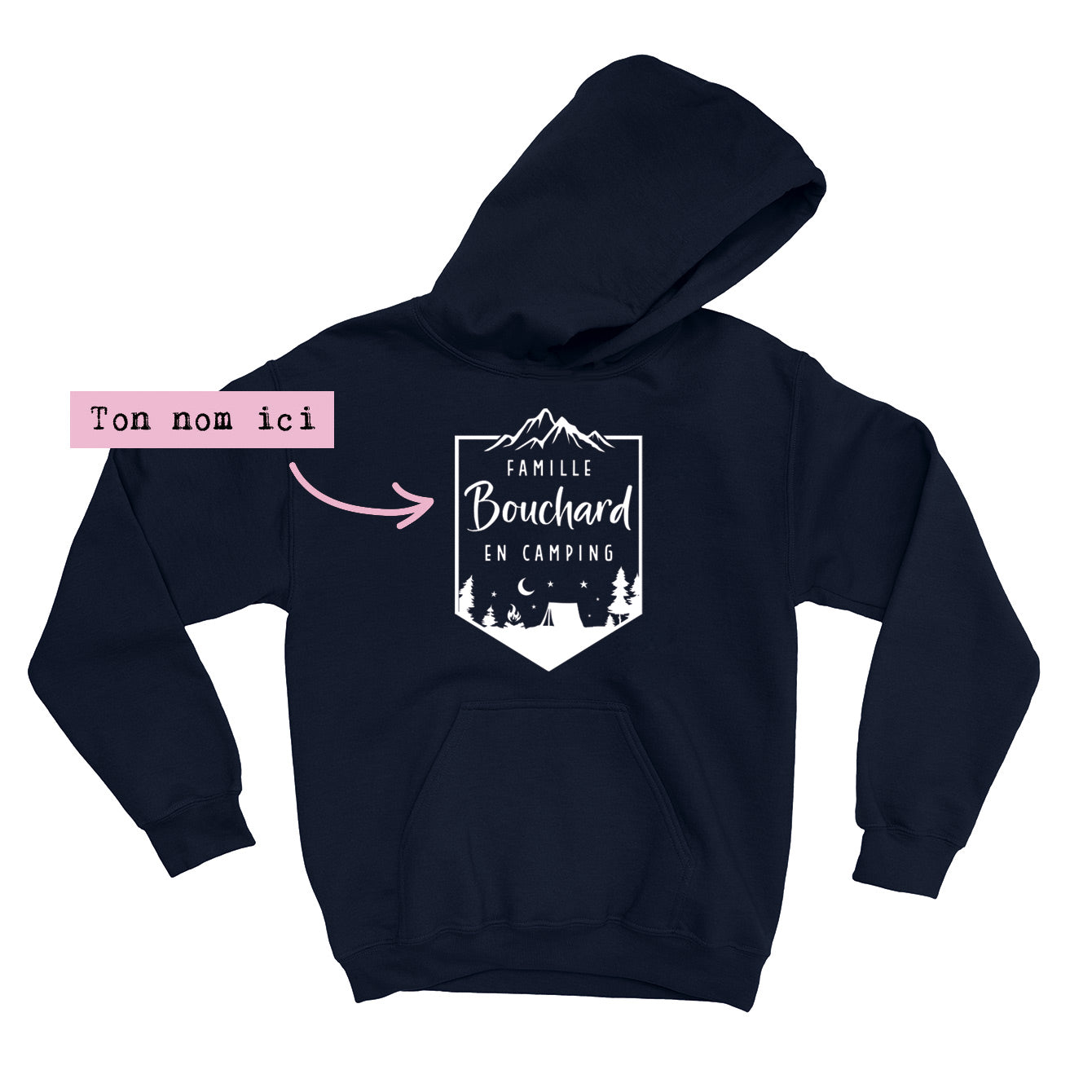 HOODIE | Famille en camping