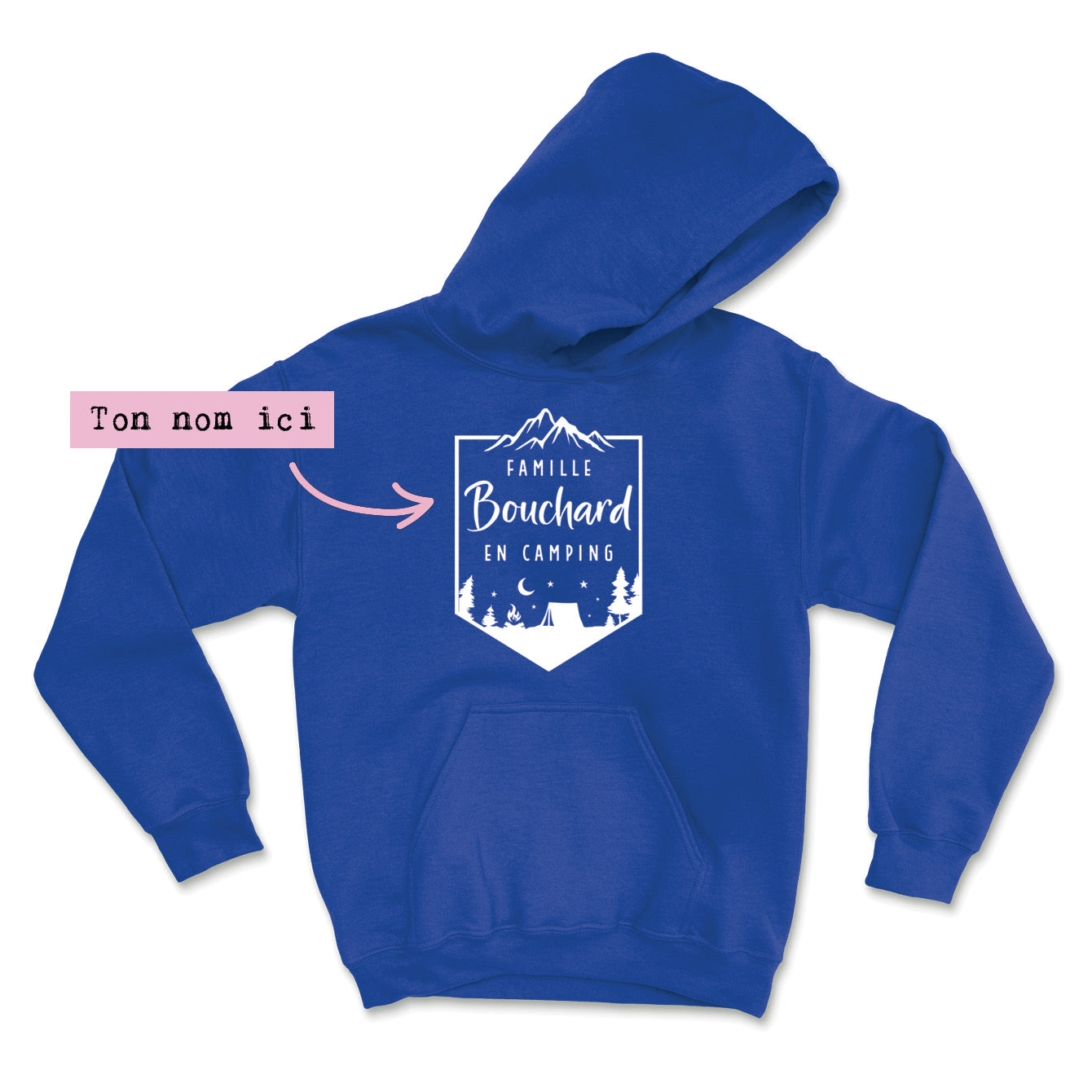 HOODIE | Famille en camping