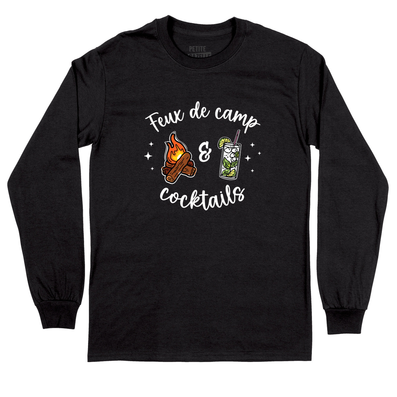 T-Shirt à manches longues | Feux de camp & Cocktails