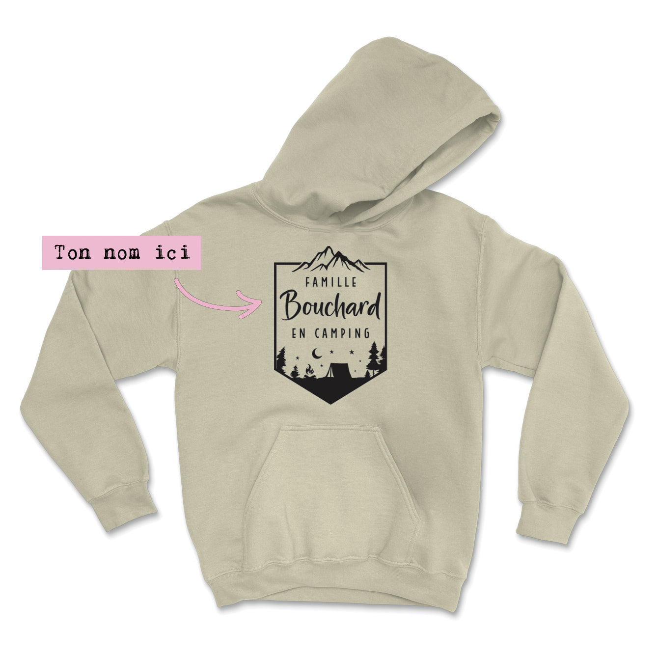 HOODIE | Famille en camping