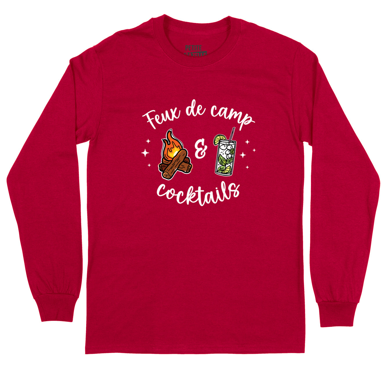 T-Shirt à manches longues | Feux de camp & Cocktails