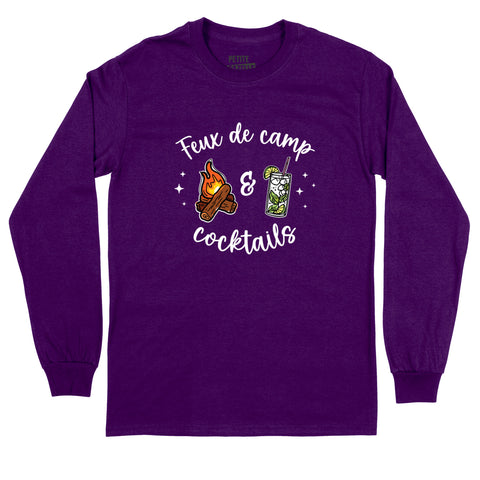 T-Shirt à manches longues | Feux de camp & Cocktails