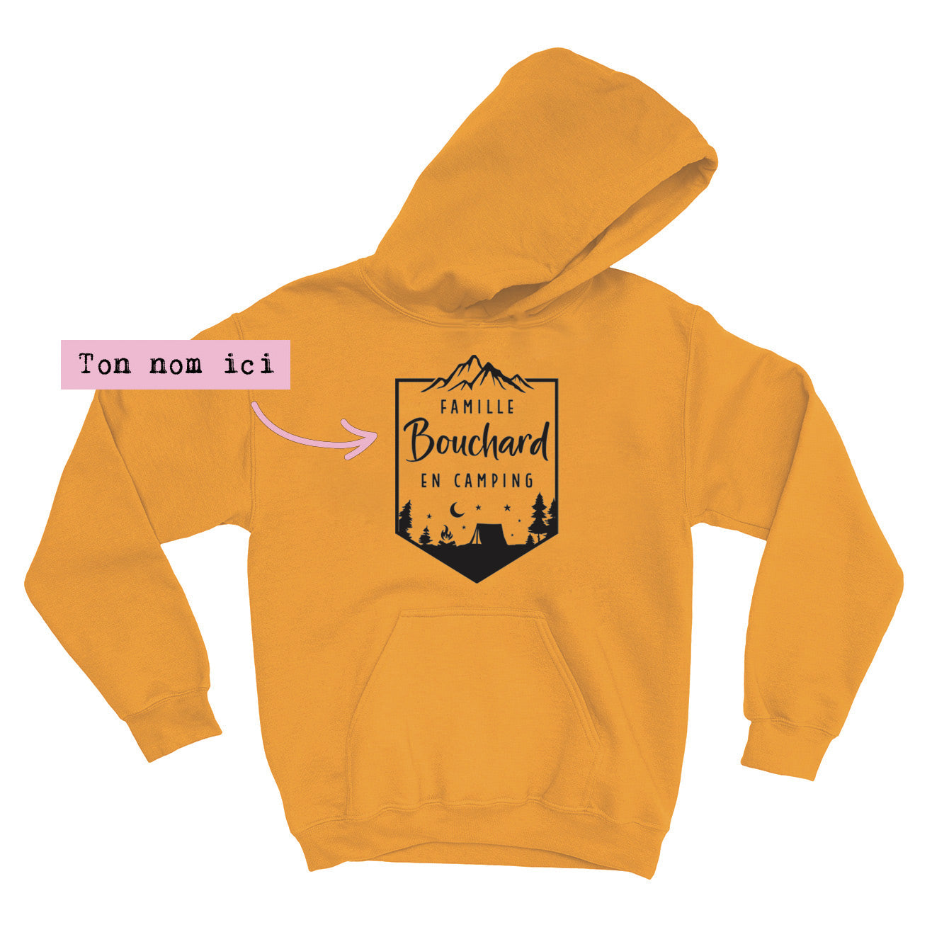 HOODIE | Famille en camping