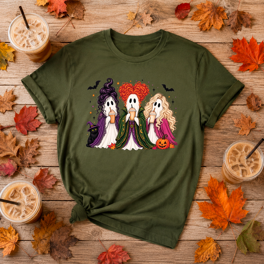 T-SHIRT COL ROND | Hocus Pocus fantômes