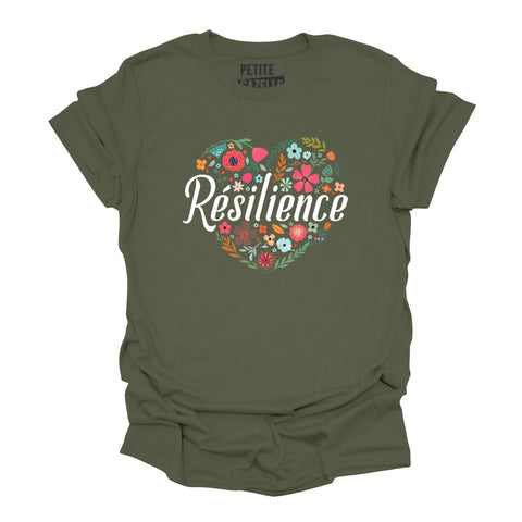TSHIRT COL ROND | Résilience - T-shirt Unisexe Col Rond - Petite Gazelle Atelier