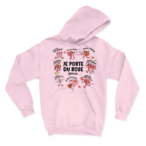 HOODIE | Le chandail rose contre de l'intimidation