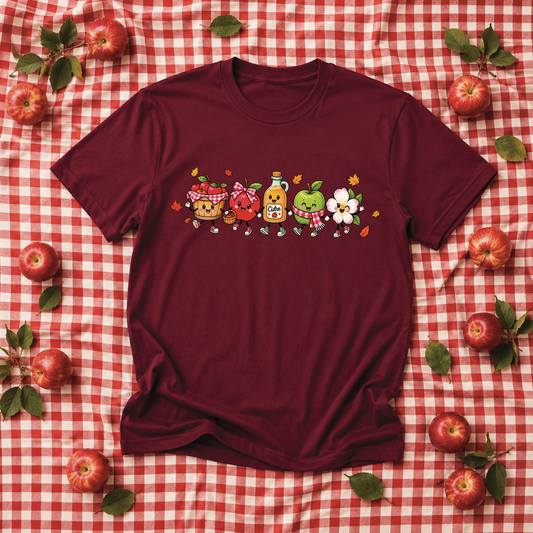 T-SHIRT COL ROND | Pommes