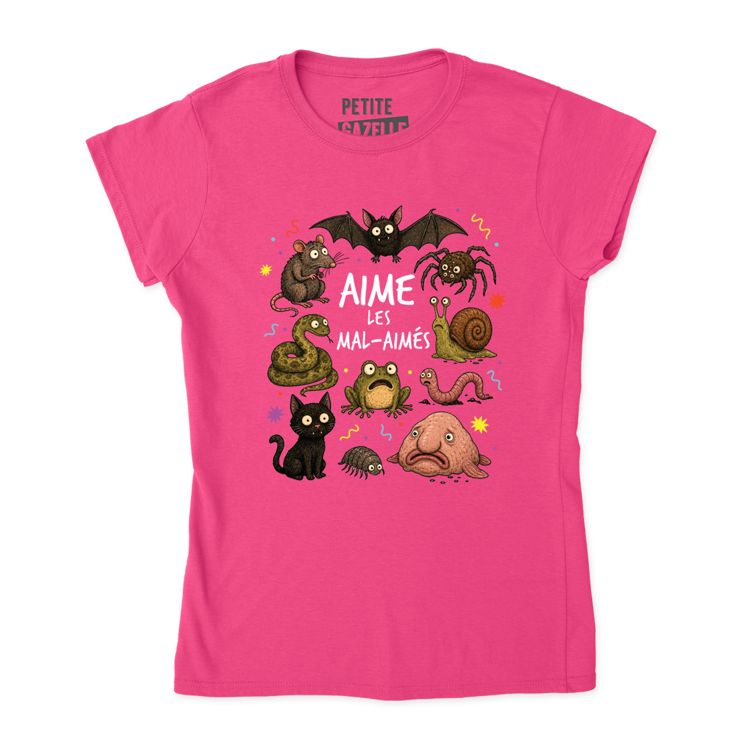 TSHIRT AJUSTÉ | Aime les mal-aimés