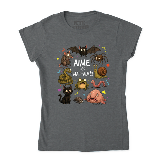 TSHIRT AJUSTÉ | Aime les mal-aimés