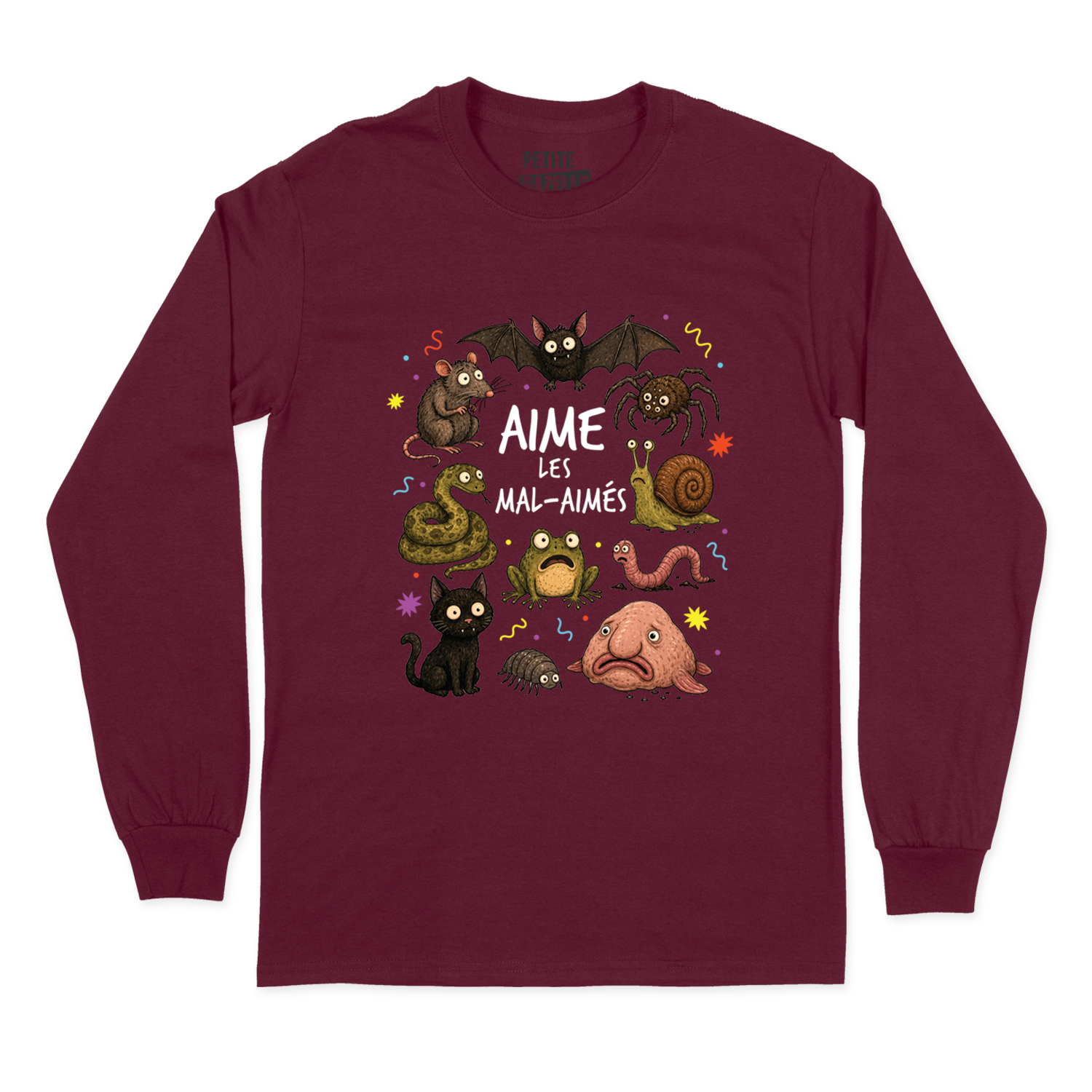 T-SHIRT À MANCHES LONGUES | Aime les mal-aimés