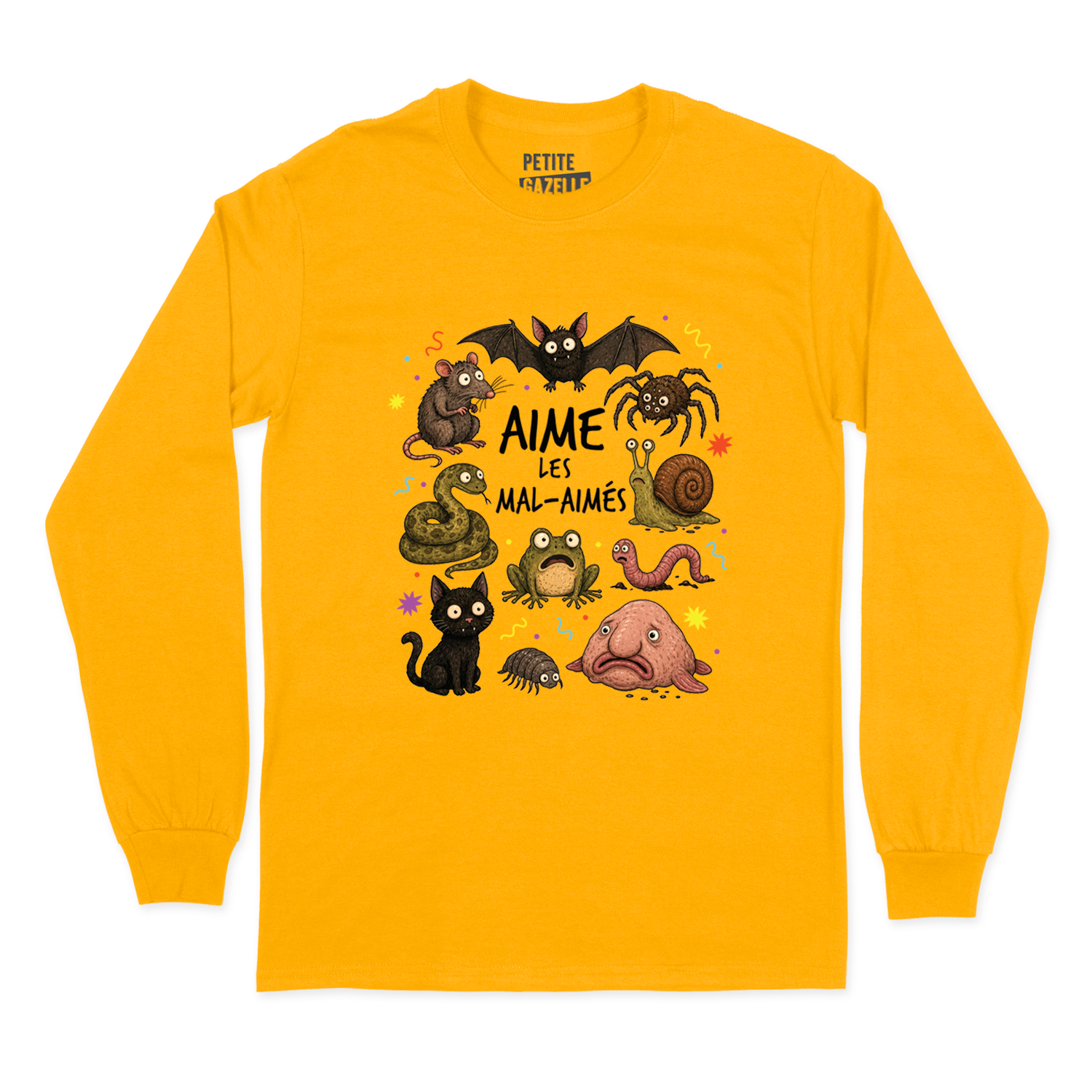 T-SHIRT À MANCHES LONGUES | Aime les mal-aimés