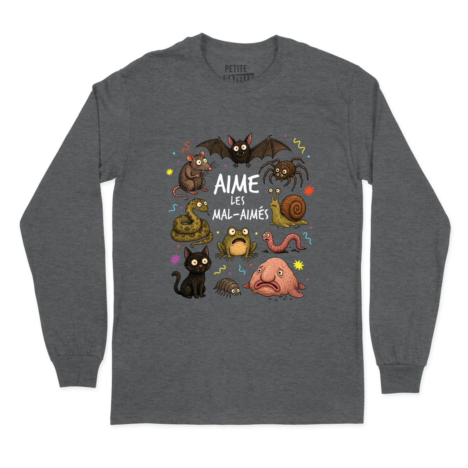 T-SHIRT À MANCHES LONGUES | Aime les mal-aimés