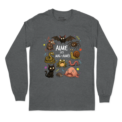T-SHIRT À MANCHES LONGUES | Aime les mal-aimés