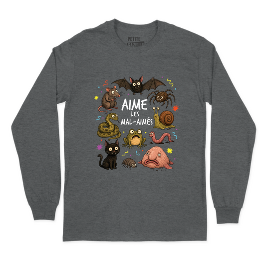 T-SHIRT À MANCHES LONGUES | Aime les mal-aimés