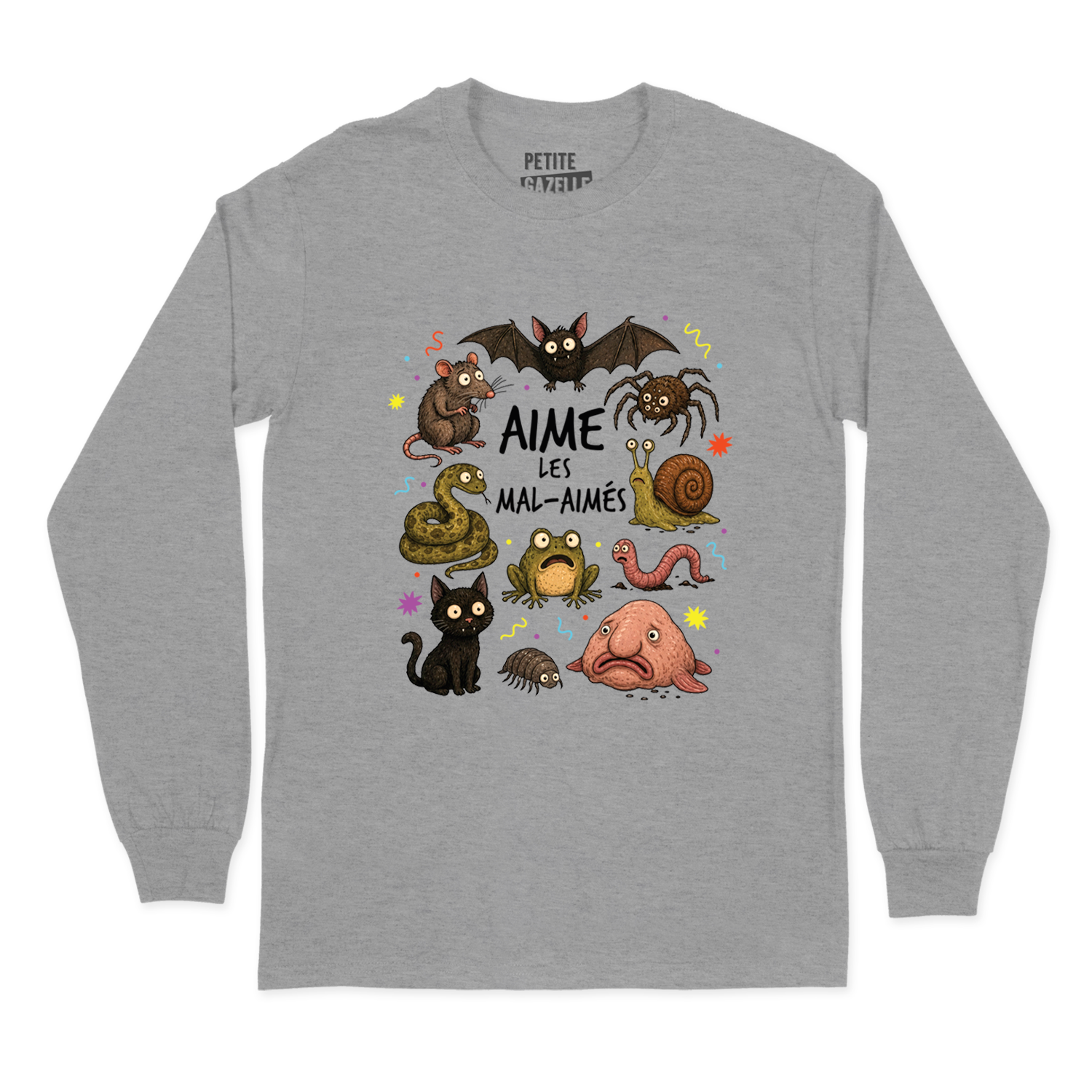 T-SHIRT À MANCHES LONGUES | Aime les mal-aimés