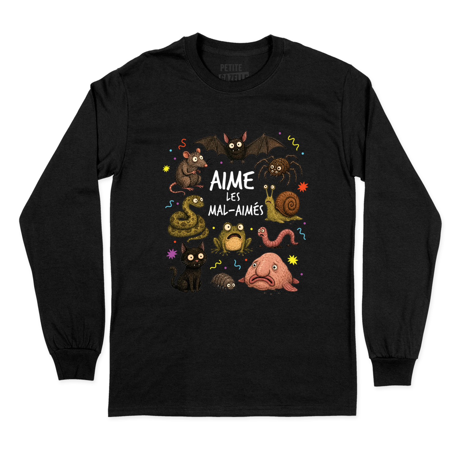 T-SHIRT À MANCHES LONGUES | Aime les mal-aimés