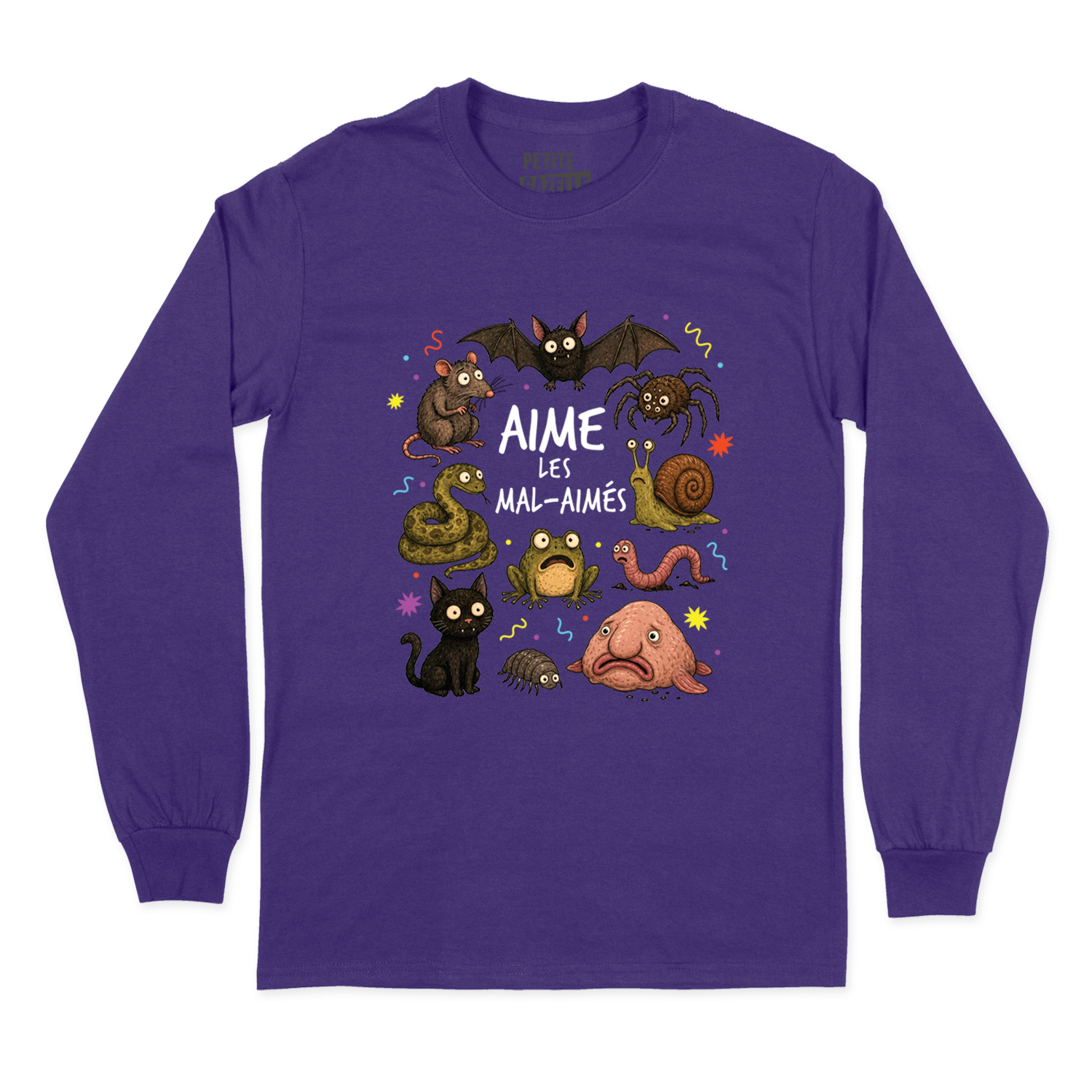 T-SHIRT À MANCHES LONGUES | Aime les mal-aimés