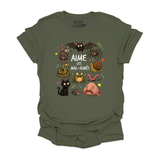 T-SHIRT COL ROND | Aime les mal-aimés