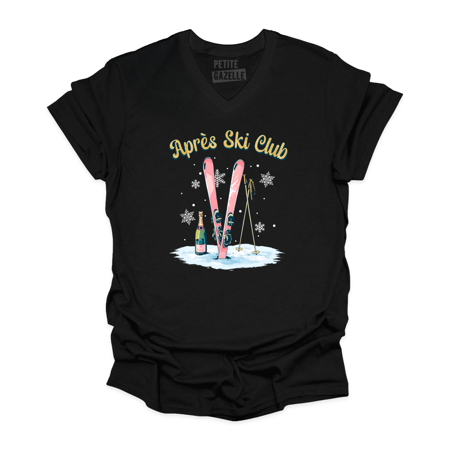 TSHIRT COL en V | Après Ski Club