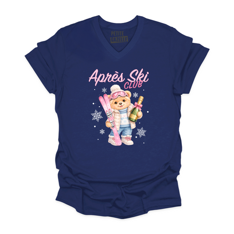 TSHIRT COL en V | Après Ski Ourson