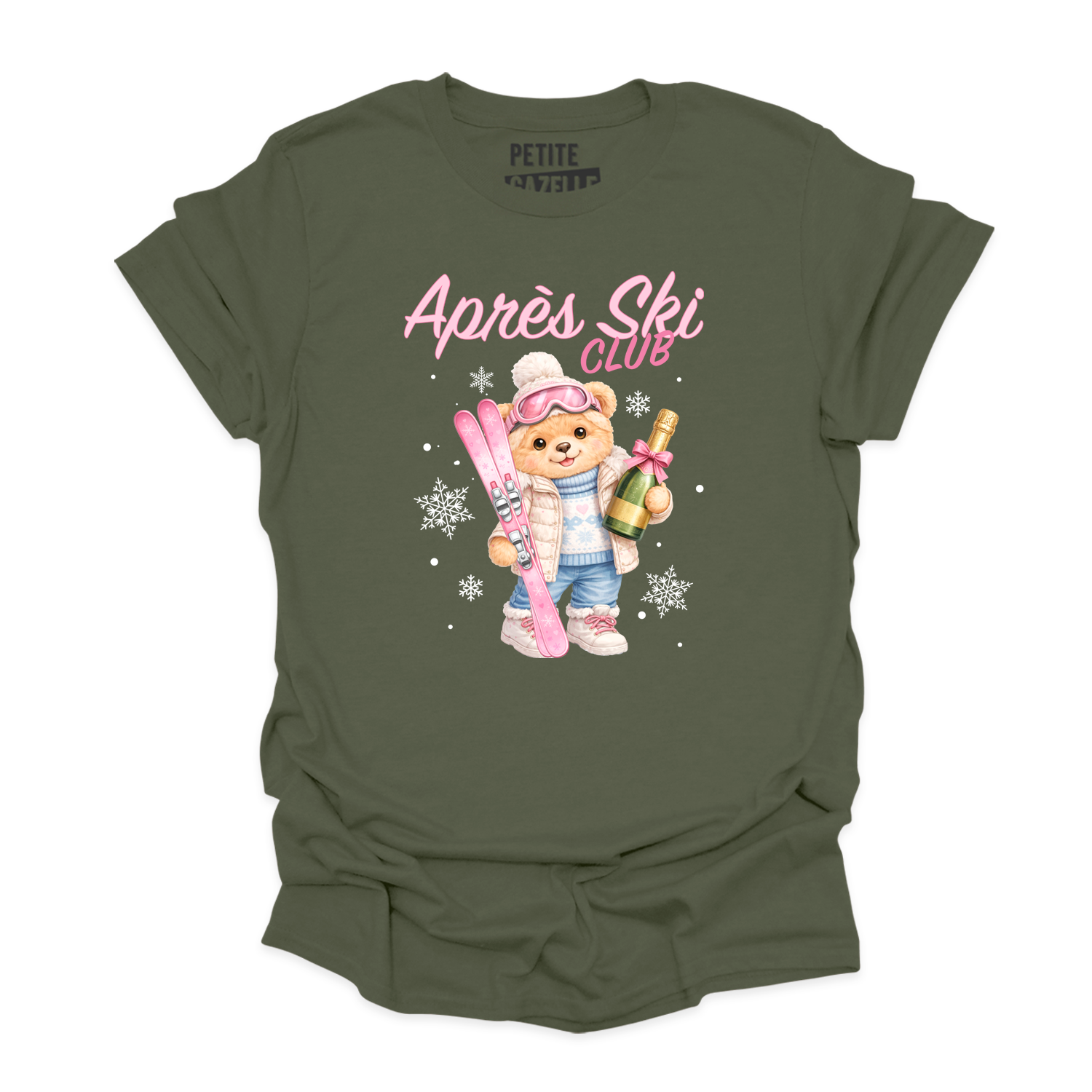 T-SHIRT COL ROND | Après Ski Ourson