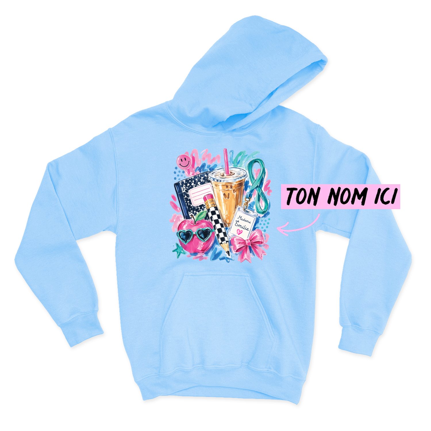 HOODIE | Madame Aquarelle Scolaire