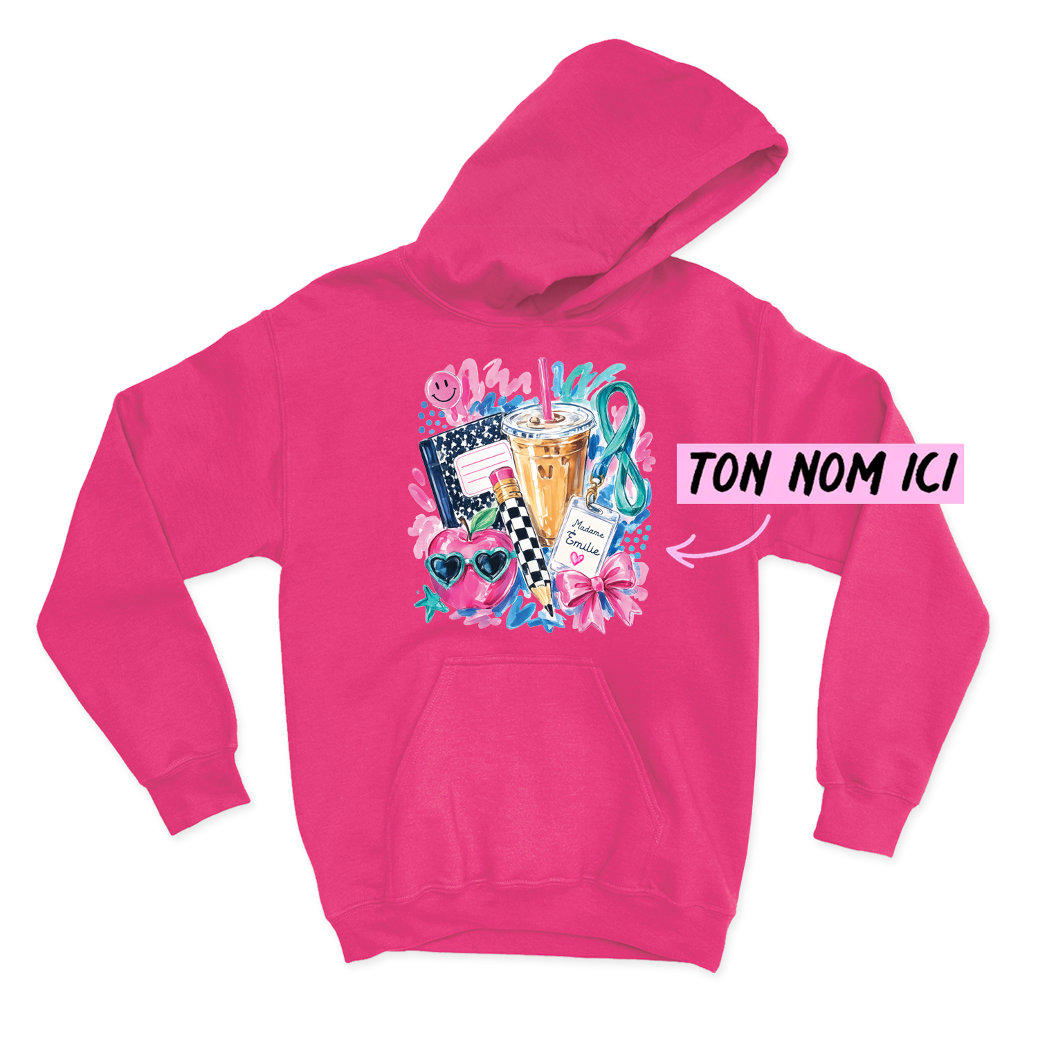 HOODIE | Madame Aquarelle Scolaire