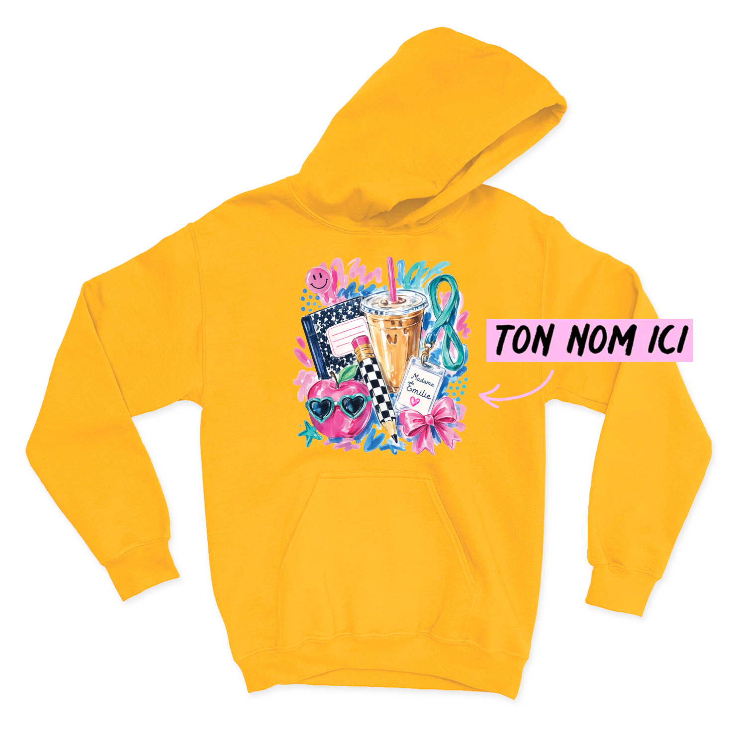 HOODIE | Madame Aquarelle Scolaire