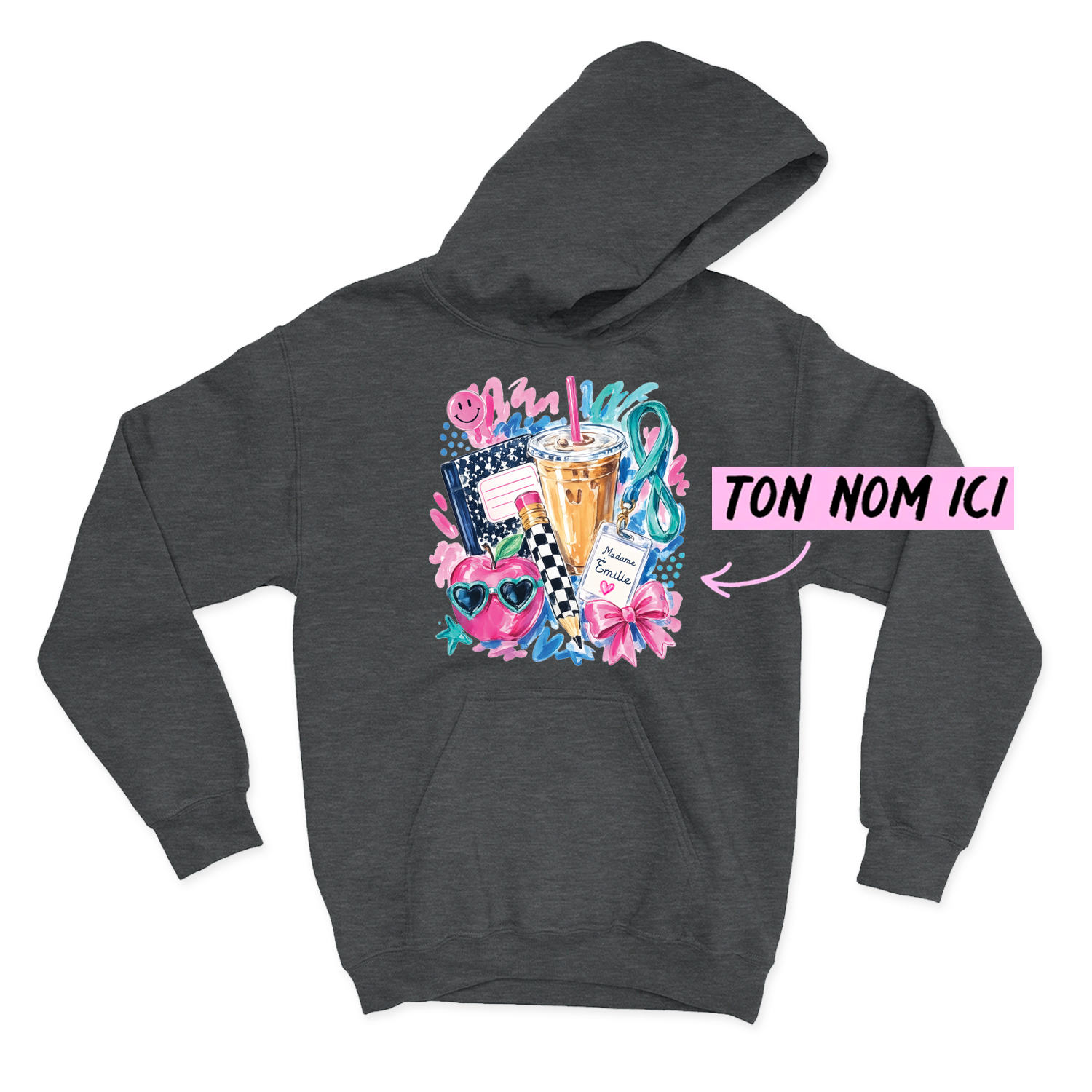 HOODIE | Madame Aquarelle Scolaire