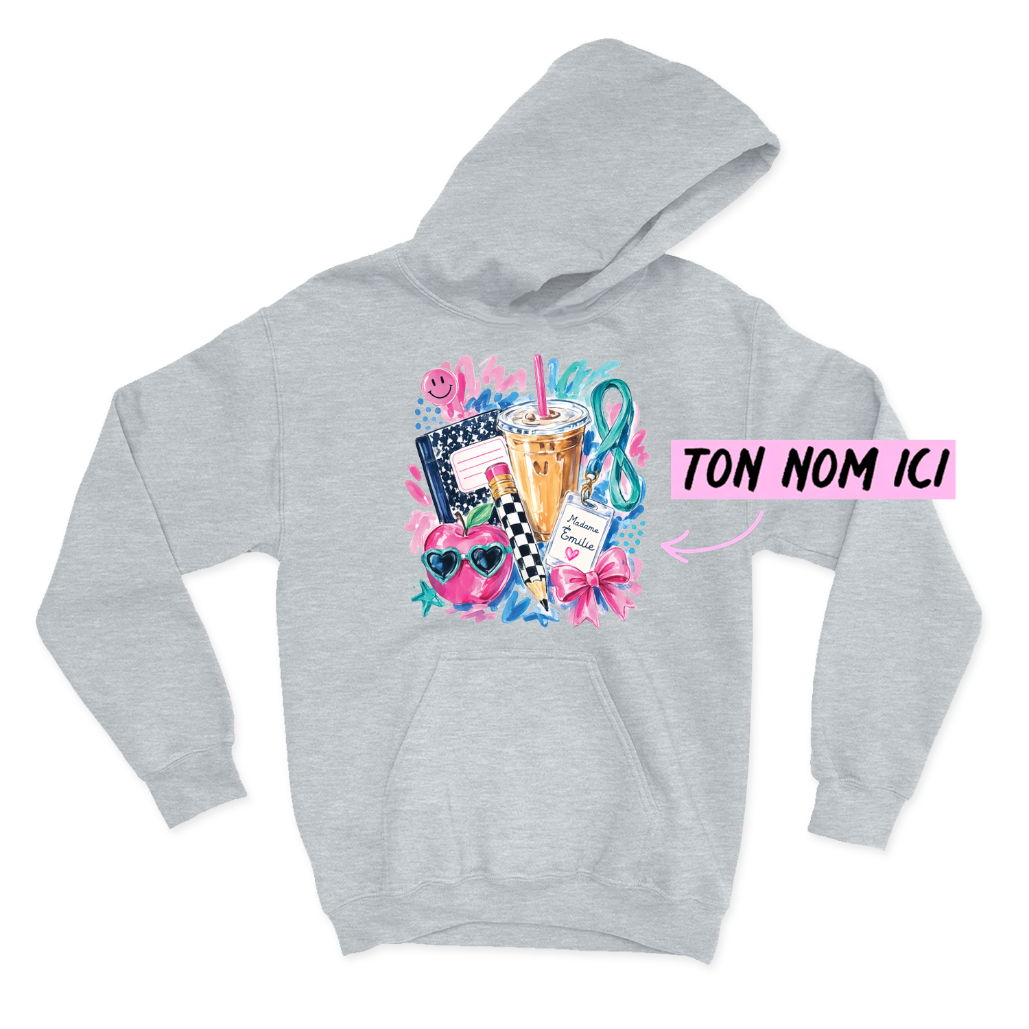 HOODIE | Madame Aquarelle Scolaire