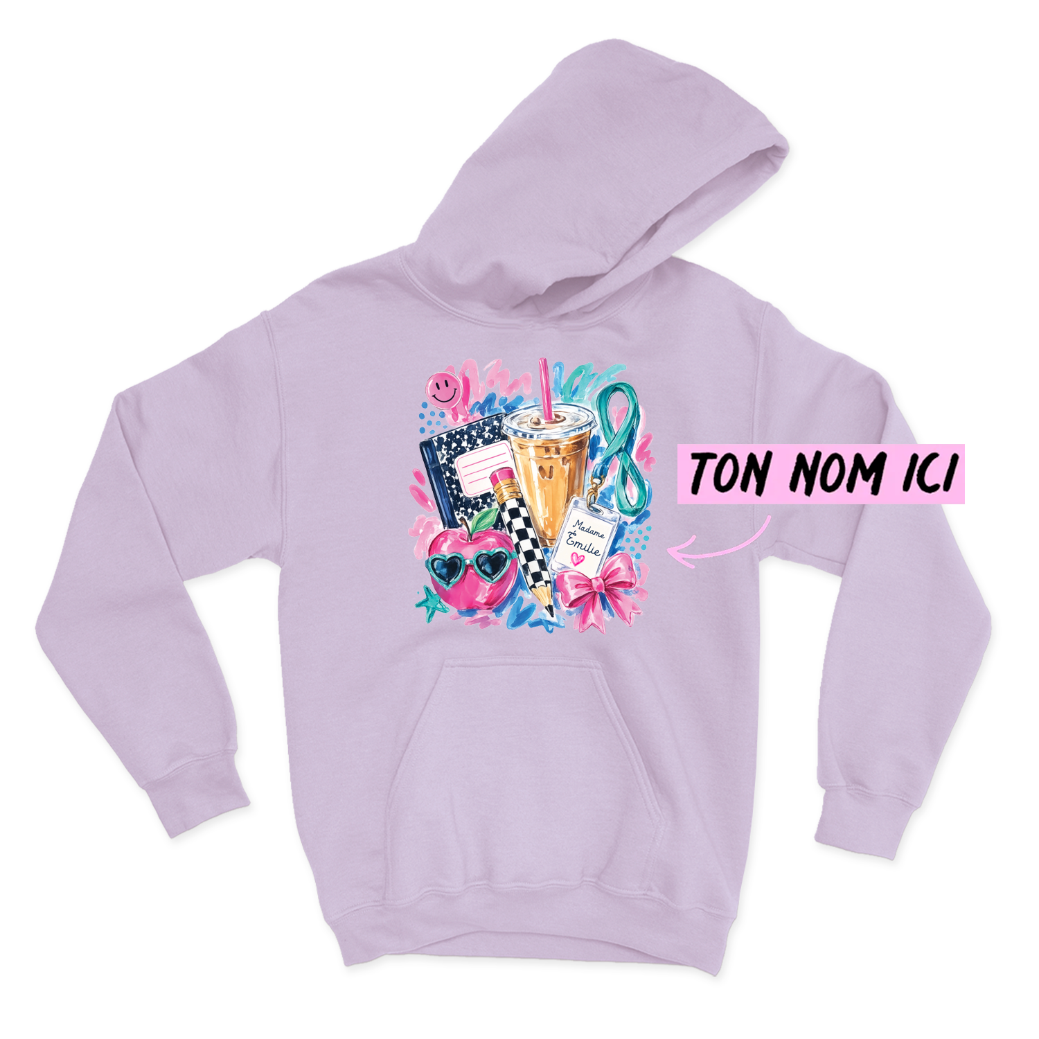 HOODIE | Madame Aquarelle Scolaire