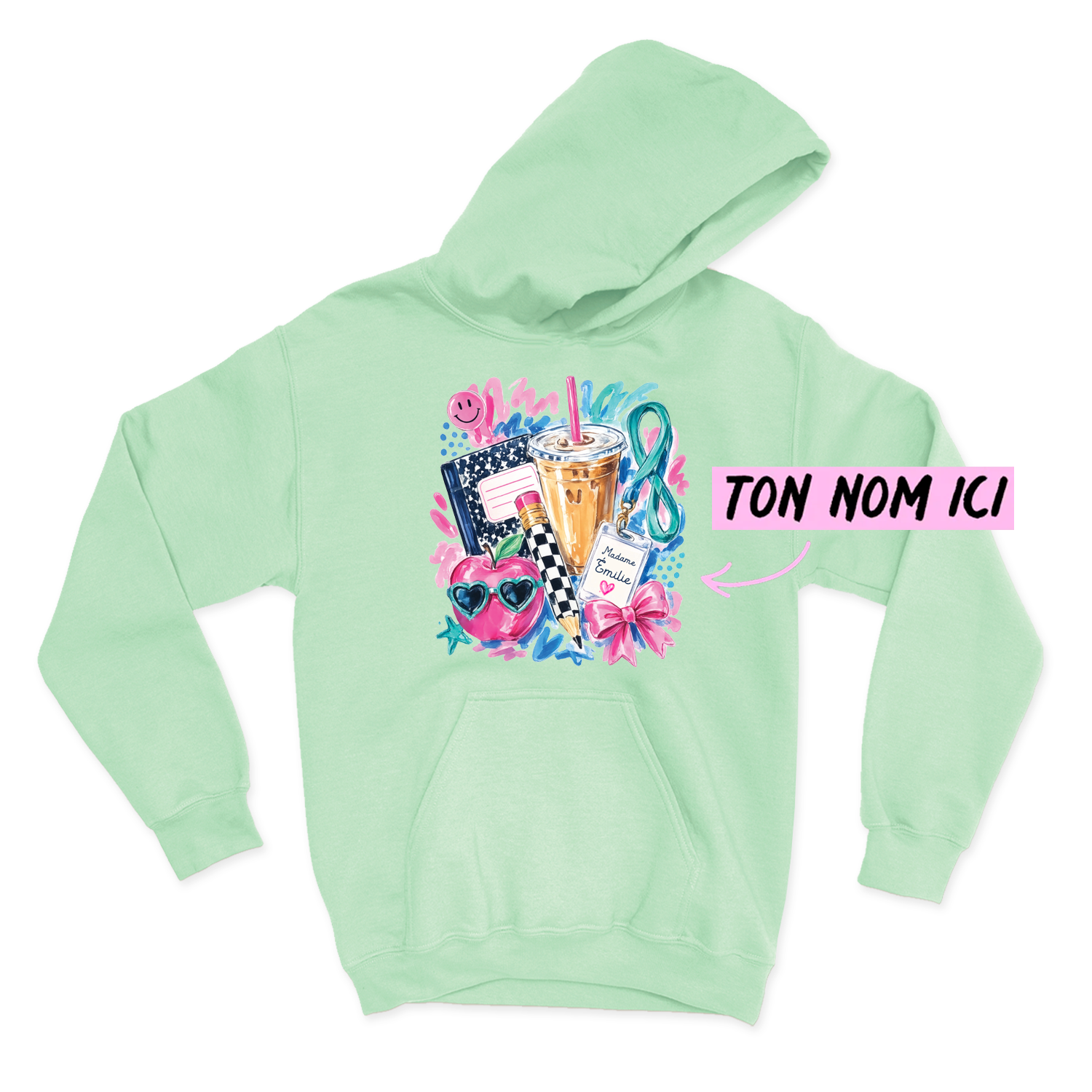HOODIE | Madame Aquarelle Scolaire