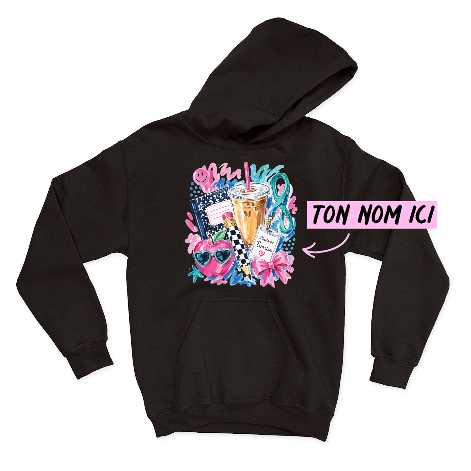 HOODIE | Madame Aquarelle Scolaire