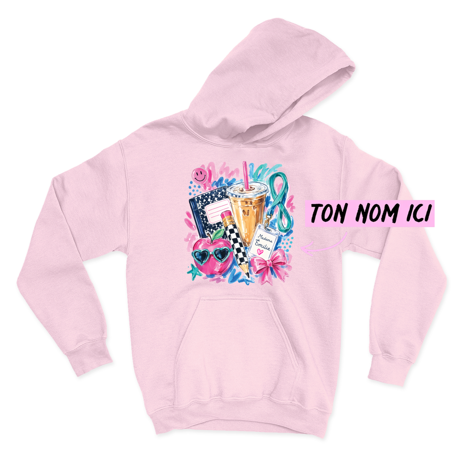 HOODIE | Madame Aquarelle Scolaire