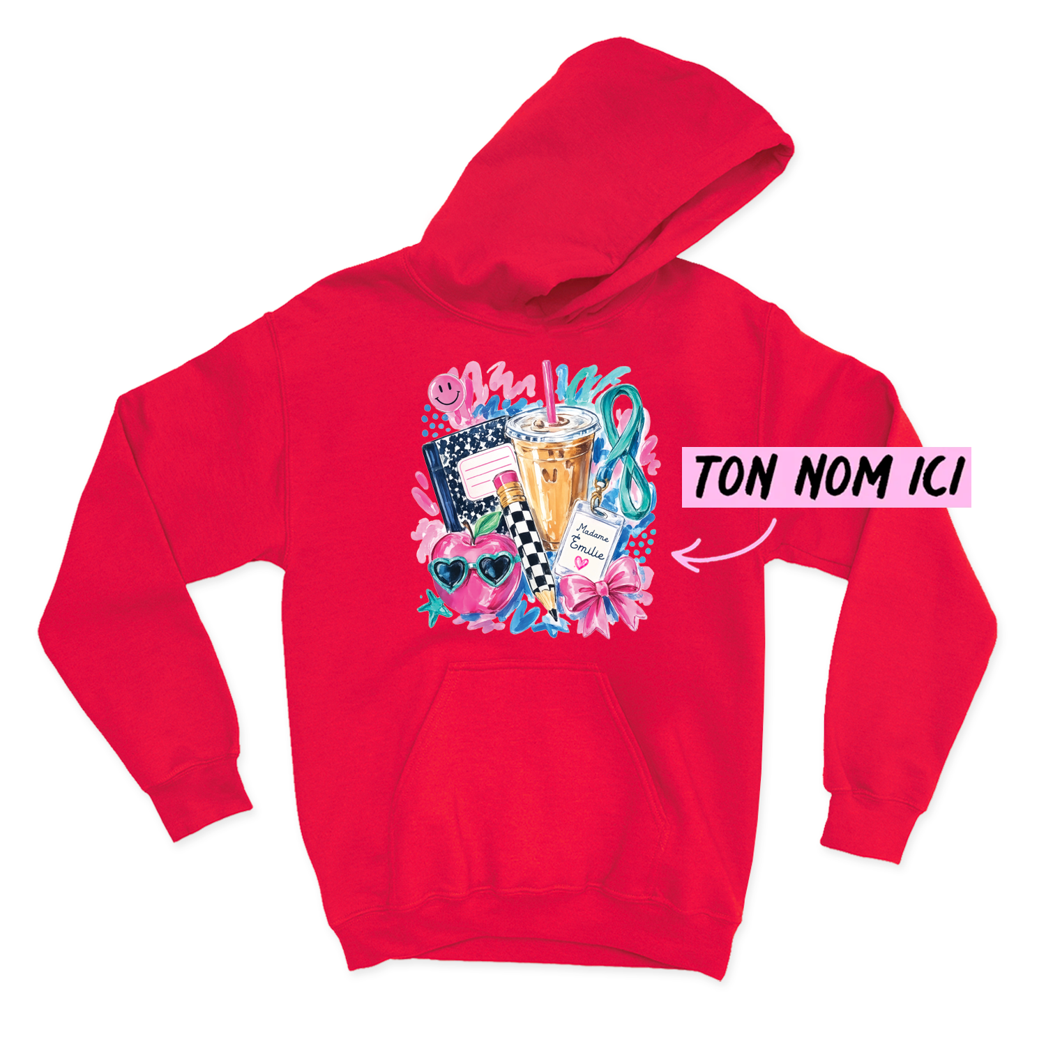 HOODIE | Madame Aquarelle Scolaire