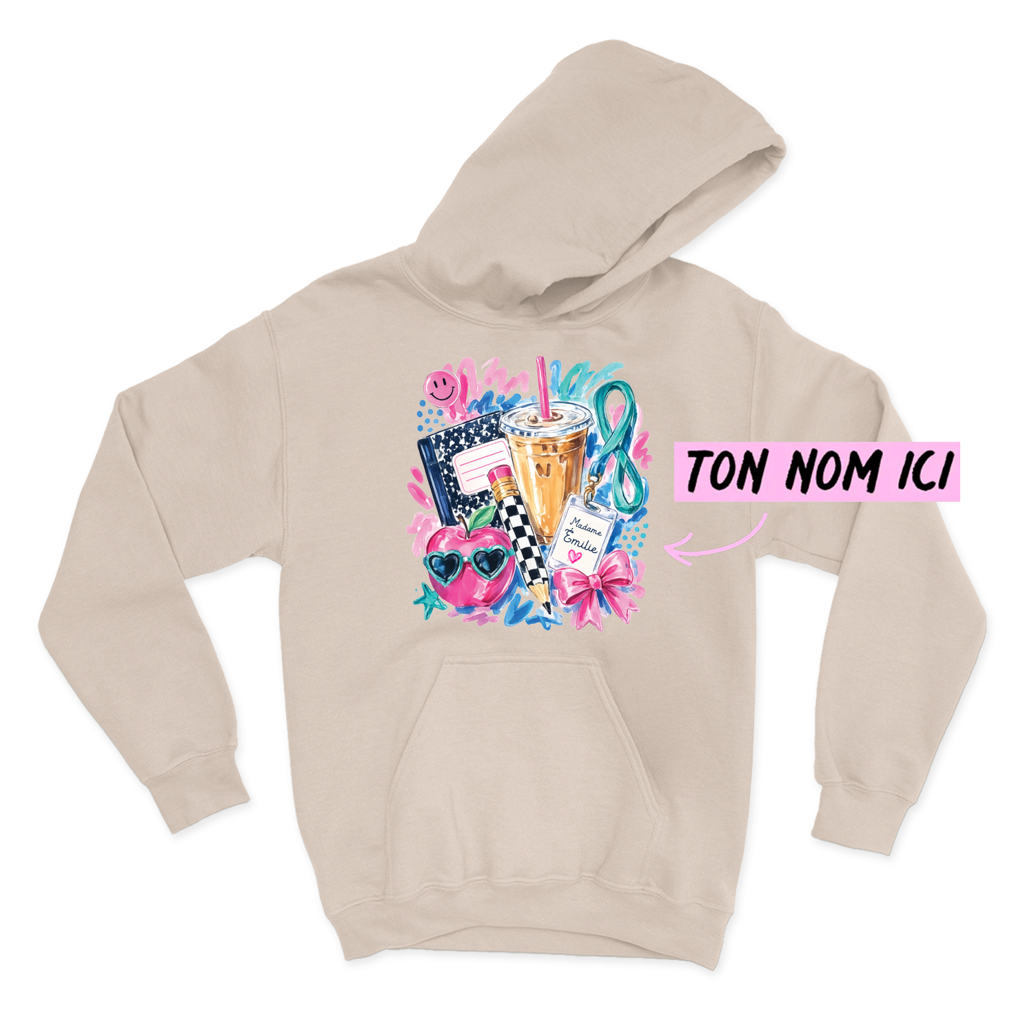HOODIE | Madame Aquarelle Scolaire