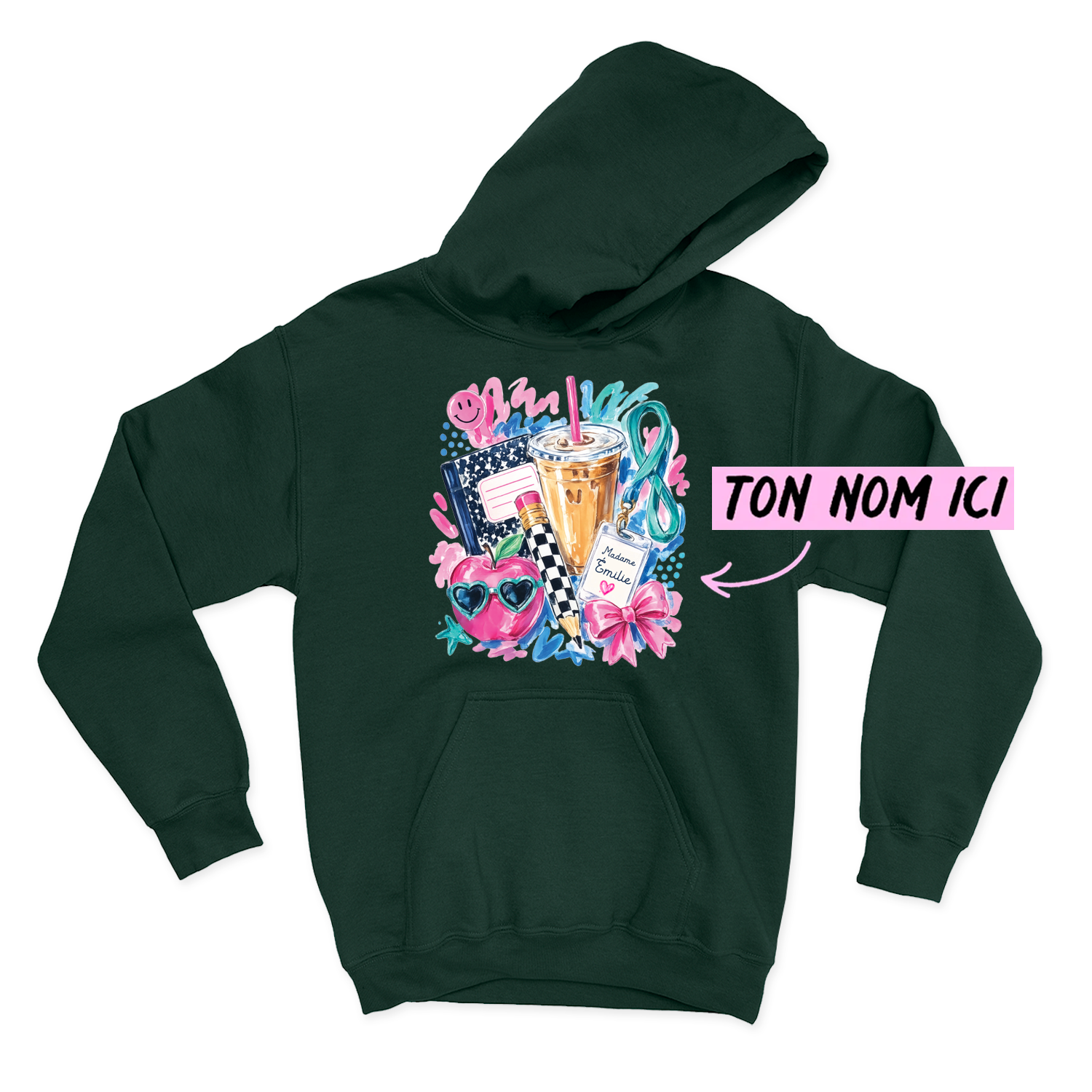 HOODIE | Madame Aquarelle Scolaire