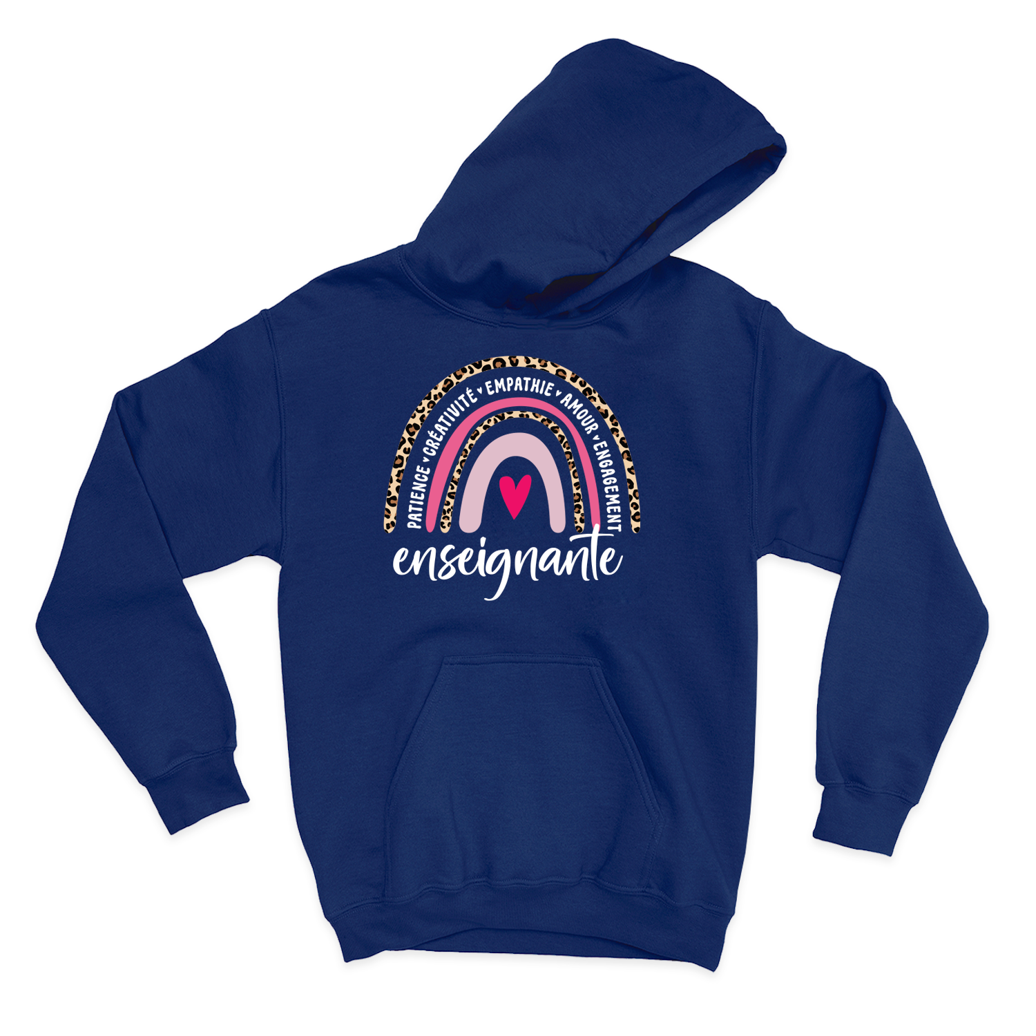 HOODIE | Arc-en-ciel Enseignante