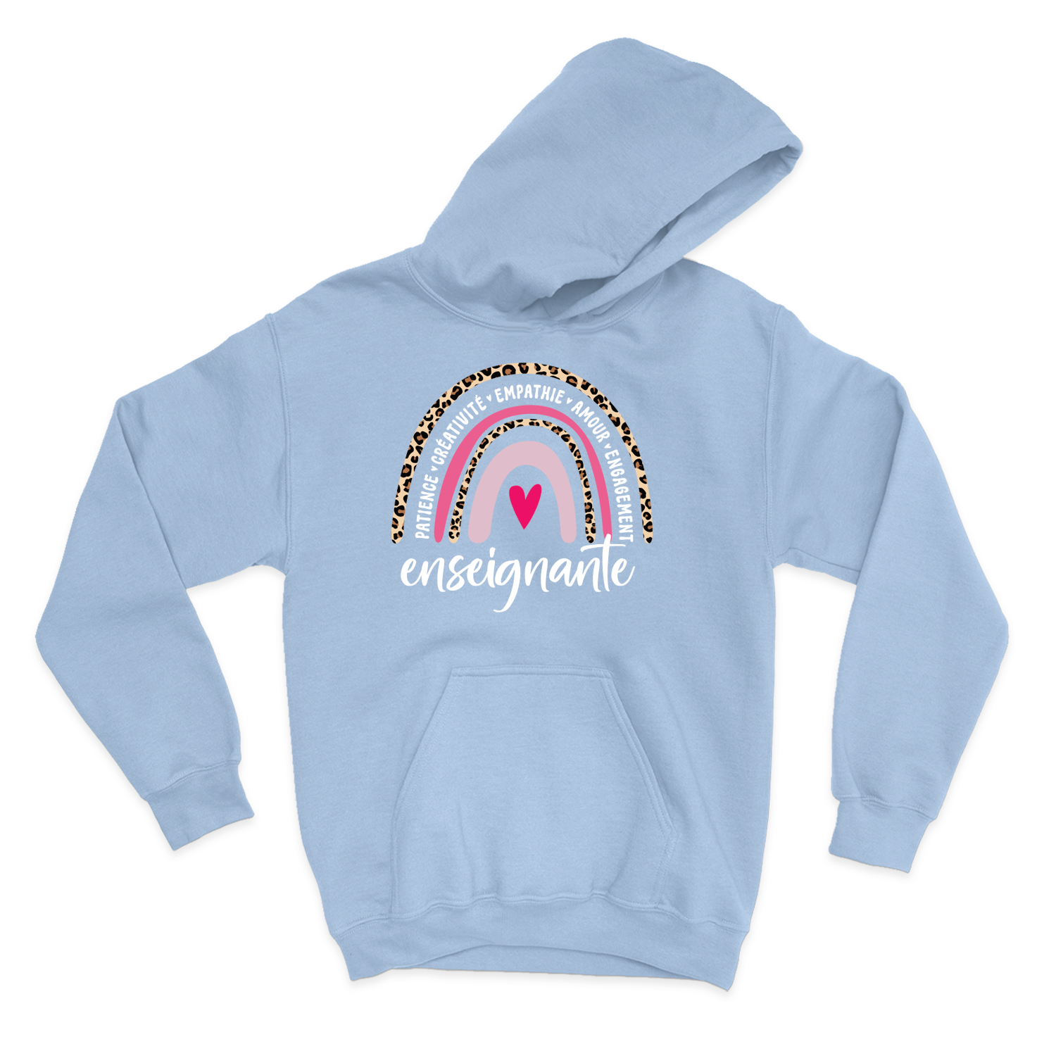 HOODIE | Arc-en-ciel Enseignante