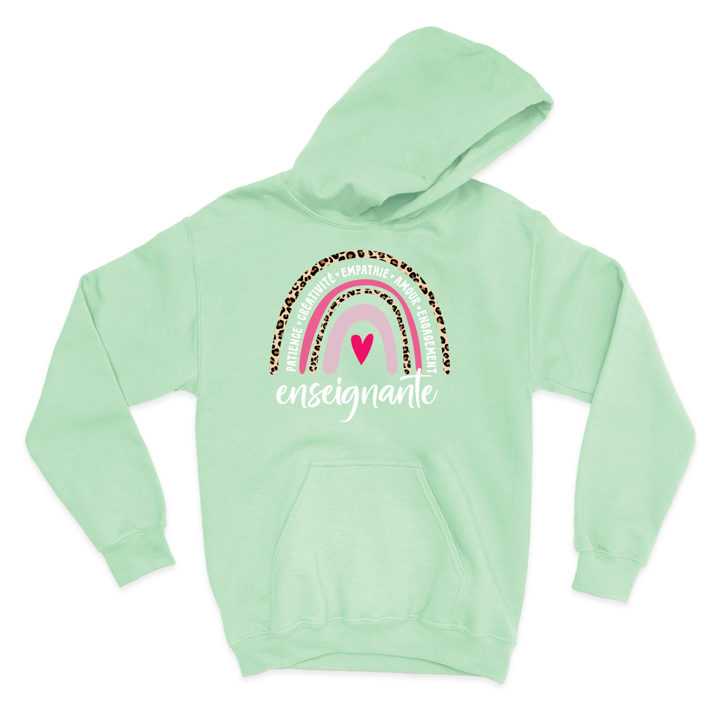 HOODIE | Arc-en-ciel Enseignante